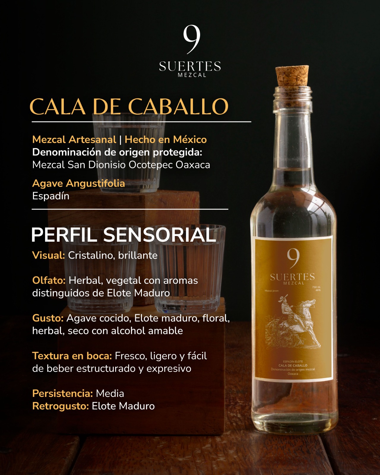 9 Suertes: Espadín Elote
