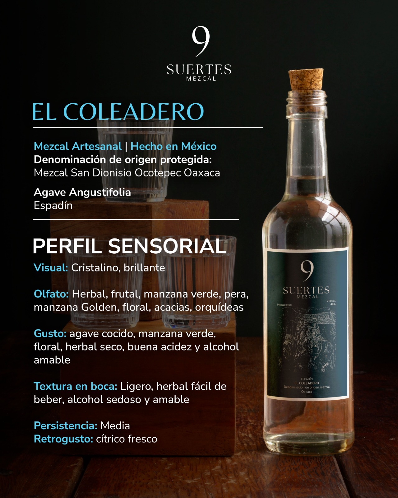 9 Suertes: Espadín